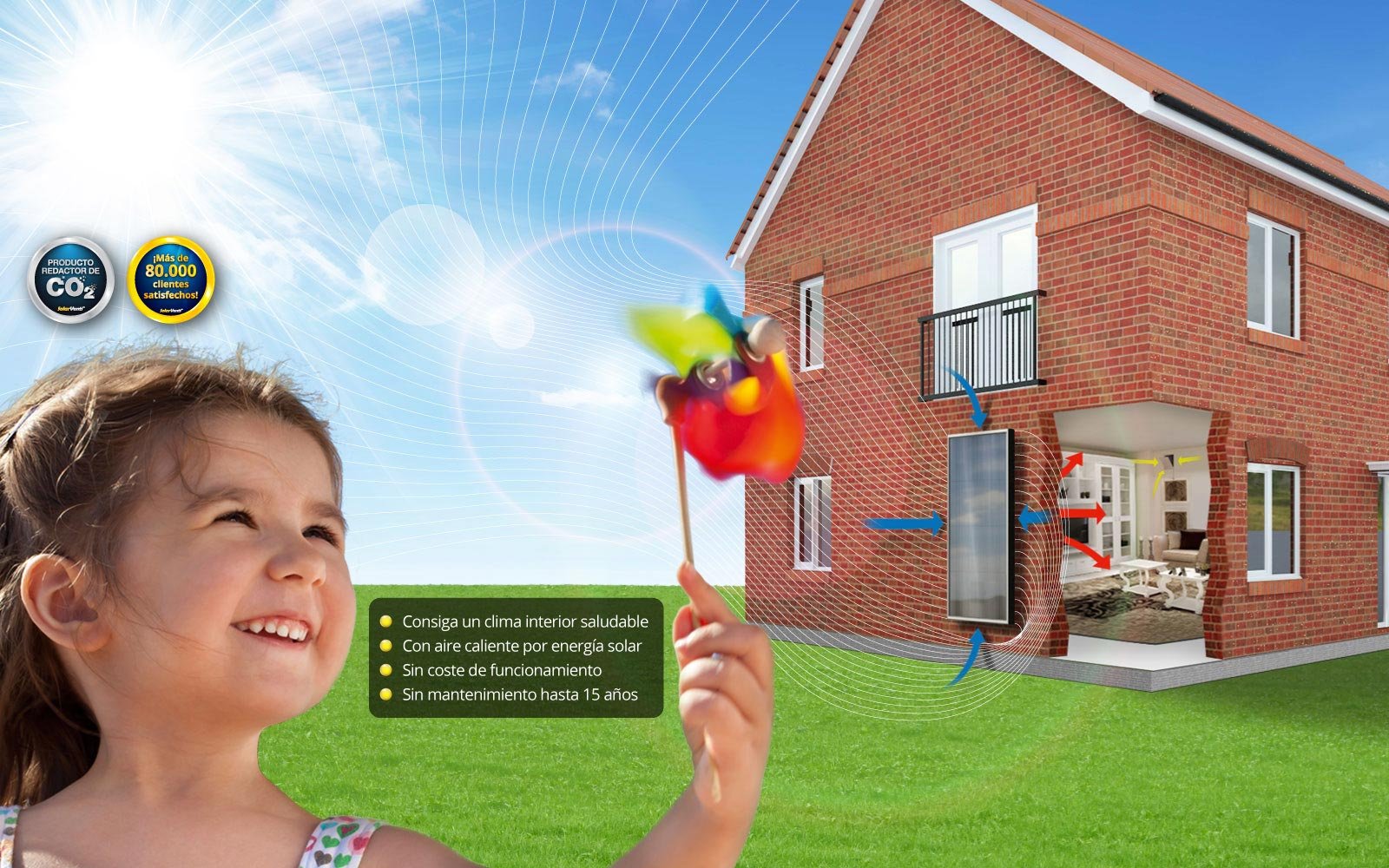 SolarVenti para grandes viviendas